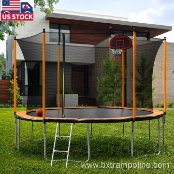 12FT Trampoline for Kids backyard play jumping